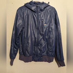 Giordano medium Men's Blue Hooded  rain Jacket